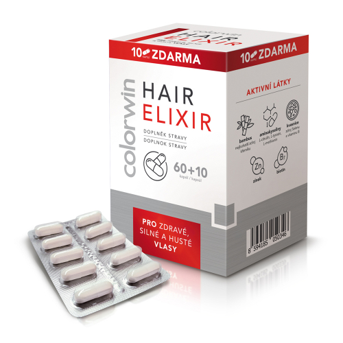 COLORWIN HAIR ELIXIR 60+10 CPS FOR HEALTHIER, STRONGER AND THICKER